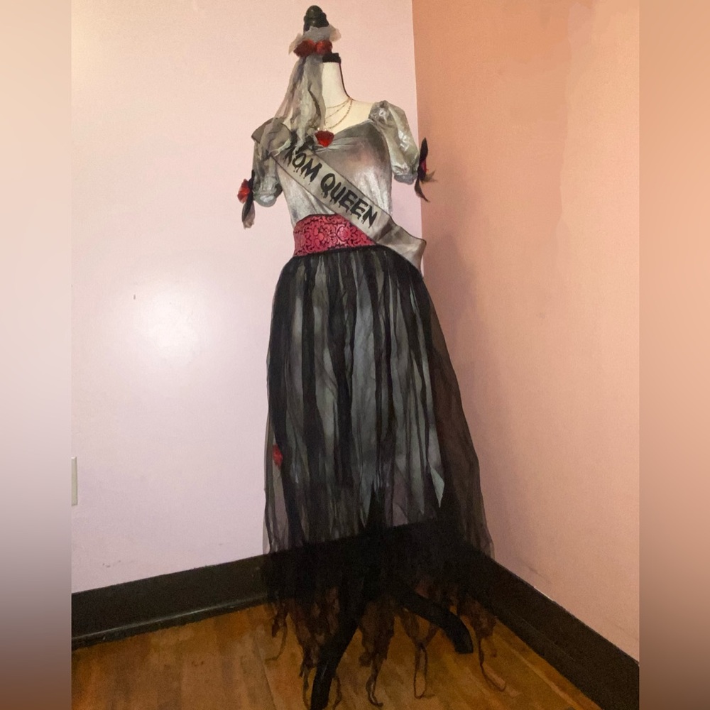 Gothic Prom Queen Kids Halloween Costume